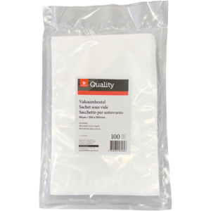 Quality Vakuumbeutel kochfest, 200 x 300 mm, 90my, Karton zu 10 x 100 Stück Quality Vakuumbeutel kochfest, 200 x 300 mm, 90my, Karton zu 10 x 100 Stück