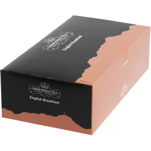 Crowning's English Breakfast Doppelkammerbeutel mit Aromaschutz, 100 x 1.5 g