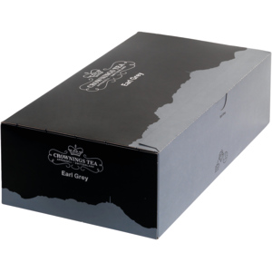 Crowning's Earl Grey sachets double-filtre avec protection d'arôme, 100 x 1,5 g