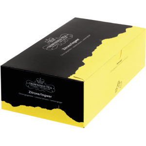 Crowning's Zitrone / Ingwer Doppelkammerbeutel mit Aromaschutz, 100 x 1.8 g