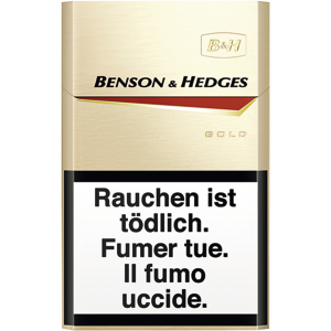 Benson & Hedges Gold Box, Stange zu 10 Boxpack