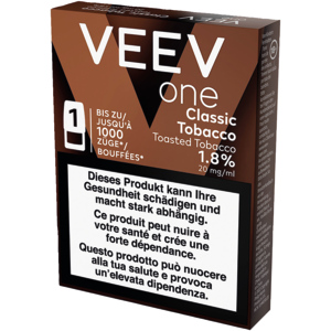Veev One Pods Classic Tobacco 5 Stück Veev One Pods Classic Tobacco 5 Stück