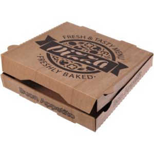 In/Out Pizzakarton Fresh 33 x 33 x 4 cm, Pack zu 100 Stück In/Out Pizzakarton Fresh 33 x 33 x 4 cm, Pack zu 100 Stück