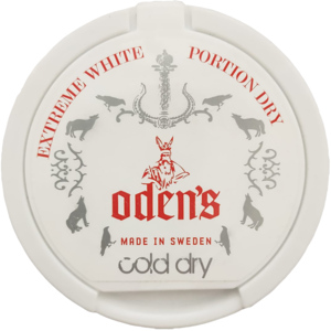 Oden's Cold Extreme White Dry, Pack zu 5 Dosen x 16 g