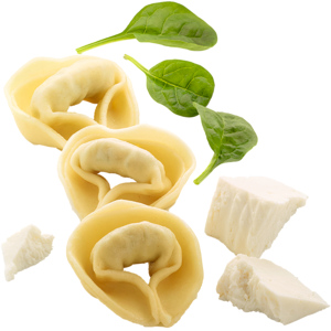 Hilcona Pasta Classic Tortelloni Ricotta und Spinat, tiefgekühlt, 2 x 2 kg Hilcona Pasta Classic Tortelloni Ricotta und Spinat, tiefgekühlt, 2 x 2 kg
