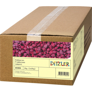 Ditzler Himbeeren extra ungezuckert TK, 2 x 2,5 kg