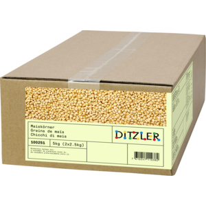Ditzler Maiskörner lose gefroren TK, 2 x 2,5 kg