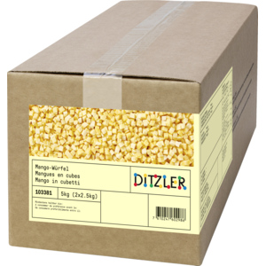Ditzler Mangowürfel, TK, 2 x 2,5 kg Ditzler Mangowürfel, TK, 2 x 2,5 kg