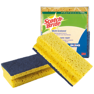 Scotch-Brite Reinigungsschwamm 13 - 33, gelb/blau, 10 St