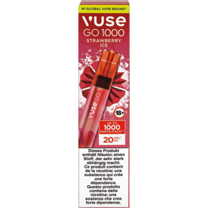 Vuse GO 1000 Strawberry Ice 20mg Vuse GO 1000 Strawberry Ice 20mg