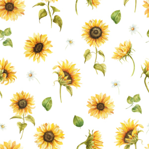 Atelier Servietten "Sunflower blanc de blanc" 33 x 33 cm, Pack zu 20 Stück Atelier Servietten "Sunflower blanc de blanc" 33 x 33 cm, Pack zu 20 Stück