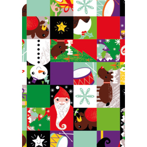 Geschenkpapier bedruckt 10 m x 70 cm