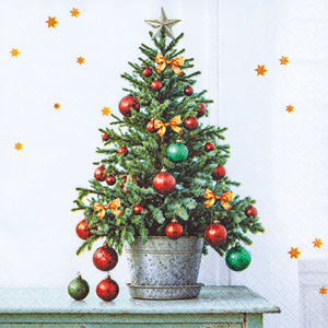 Homefashion Servietten "Cute Tree", 33 x 33 cm Pack zu 20 Stück