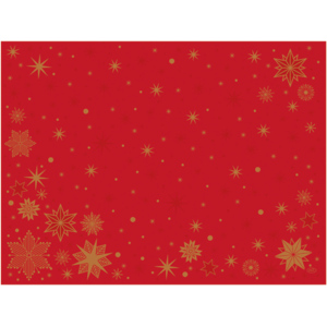 Bio Dunicel Tischset, Stargazing red, 30 x 40 cm, 100 Stück Bio Dunicel Tischset, Stargazing red, 30 x 40 cm, 100 Stück