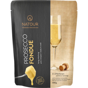 Natour Fondue Prosecco, fixfertig, frisch, 600 g Natour Fondue Prosecco, fixfertig, frisch, 600 g