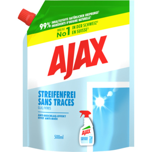 Ajax Glasreiniger Refill, 2 x 500 ml