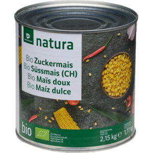 Natura Bio Sweet Corn, 2,15 kg Natura Bio Sweet Corn, 2,15 kg