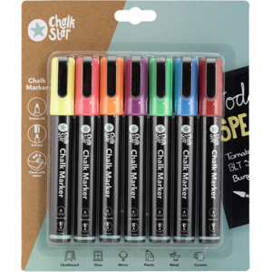 Kreidemarker 2 - 4 mm, assortiert, Pack zu 7 Stück