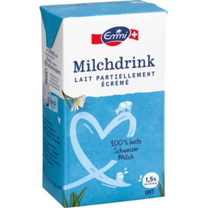 Emmi Milchdrink 1,5%, UHT, 12 x 1 l Emmi Milchdrink 1,5%, UHT, 12 x 1 l