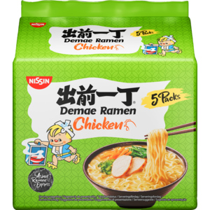 Nissin Nudelsuppe mit Huhn, 5 x 100 g