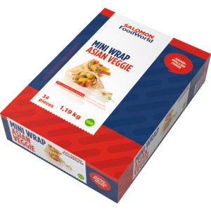 Salomon Food World mini Weizentortilla gefüllt, vegan, tiefgekühlt, 34 x 35 g Salomon Food World mini Weizentortilla gefüllt, vegan, tiefgekühlt, 34 x 35 g