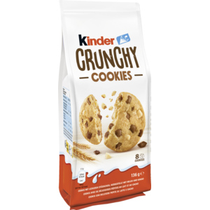 Kinder Crunchy Cookies, 136 g