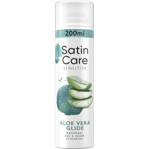 Gillette Rasiergel Satin Care Women, Aloe Vera, 200 ml
