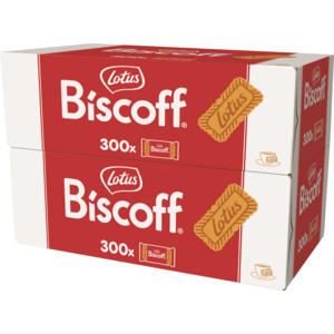 Lotus Biscoff, 2 x 300 Stück, 3,75 kg
