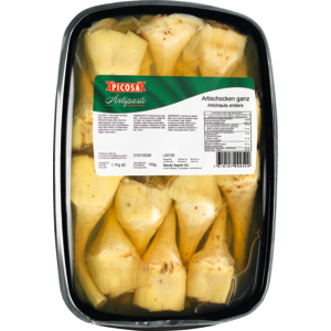 Picosa Antipasti Artischocken ganz, 4 x 1,1 kg Picosa Antipasti Artischocken ganz, 4 x 1,1 kg