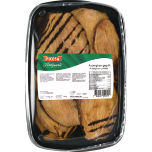 Picosa Auberginen gegrillt, Schale zu 1,1 kg Picosa Auberginen gegrillt, Schale zu 1,1 kg