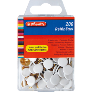 Herliz Reissnagel weiss Pack zu 200 Stück Herliz Reissnagel weiss Pack zu 200 Stück