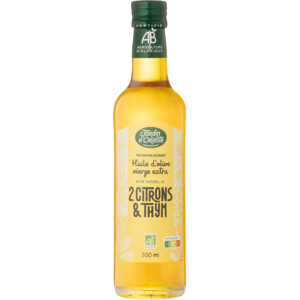 Jardin d'Orante Bio Olivenöl mit Zitrone und Thymian, 5 dl Jardin d'Orante Bio Olivenöl mit Zitrone und Thymian, 5 dl