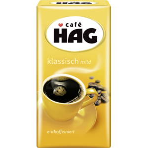 Café HAG Klassisch mild gemahlen entkoffeiniert, 12 x 500 g
