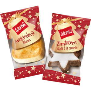 Wernli Mailänderli/Zimtsterne, 2 x 180 Stück