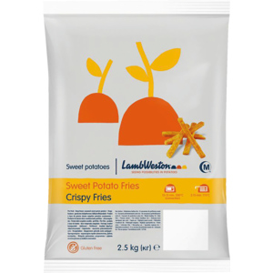 Lamb Weston Sweet Potato Crispy Fries, TK, 4 x 2,5 kg Lamb Weston Sweet Potato Crispy Fries, TK, 4 x 2,5 kg