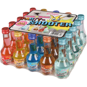 Partyshooter 15-18%, Erdbeer, Maracuja-Vanille, Holunder-Johannisbeer, Pfefferminz, Haselnuss-Nougat Partyshooter 15-18%, Erdbeer, Maracuja-Vanille, Holunder-Johannisbeer, Pfefferminz, Haselnuss-Nougat