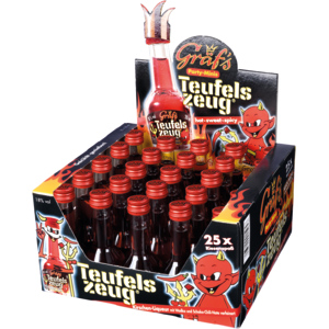 Teufelszeug 18%, Kirsch mit Schoko-Chili, 25 x 20ml Teufelszeug 18%, Kirsch mit Schoko-Chili, 25 x 20ml