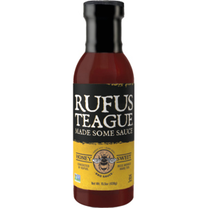 Rufus Teague BBQ Sauce, Honey Sweet, 439 g