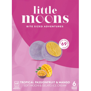 Mochi Tropical Passionsfrucht, vegan, tiefgekühlt, 6 x 32 g