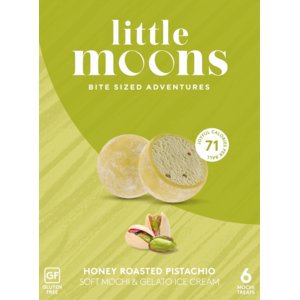 Mochi mit Honig und gerösteten Pistazien, tiefgekühlt, 6 x 32 g Mochi mit Honig und gerösteten Pistazien, tiefgekühlt, 6 x 32 g