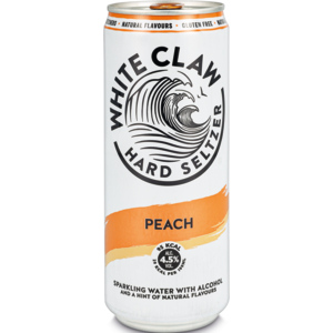 White Claw Peach 4,5%  Vol,. 33 cl