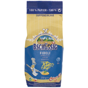 Bschüssig Fideli, 10 x 250 g Bschüssig Fideli, 10 x 250 g