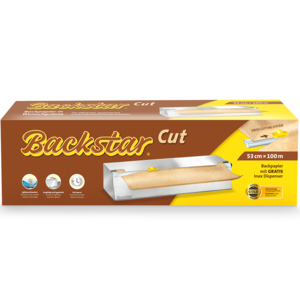 Backstar Cut Starter-Set, mit gratis Inox Dispenser + 100 m Backpapier