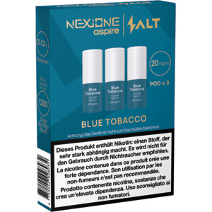 Salt NexiOne Pod 3pcs Blue Tobacco 20mg/ml 1.2ml Salt NexiOne Pod 3pcs Blue Tobacco 20mg/ml 1.2ml