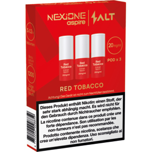 Salt NexiOne Pod 3pcs Red Tobacco 20mg/ml 1.2ml