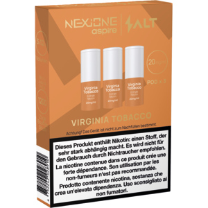 Salt NexiOne Pod 3pcs Virginia Tobacco 20mg/ml 1.2ml