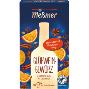Messmer Glühweingewürz, 5 x 18 x 1,5 g Messmer Glühweingewürz, 5 x 18 x 1,5 g