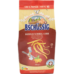 Bschüssig Nudeln 4 mm, 8 x 500 g
