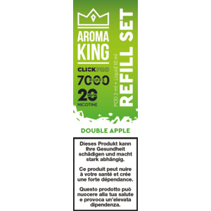 Aroma King Click Pro 7000 Double Apple (Pod + Liquid) Aroma King Click Pro 7000 Double Apple (Pod + Liquid)