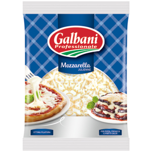 Galbani Mozzarella 45%, Julienne, 4 x 1,5 kg